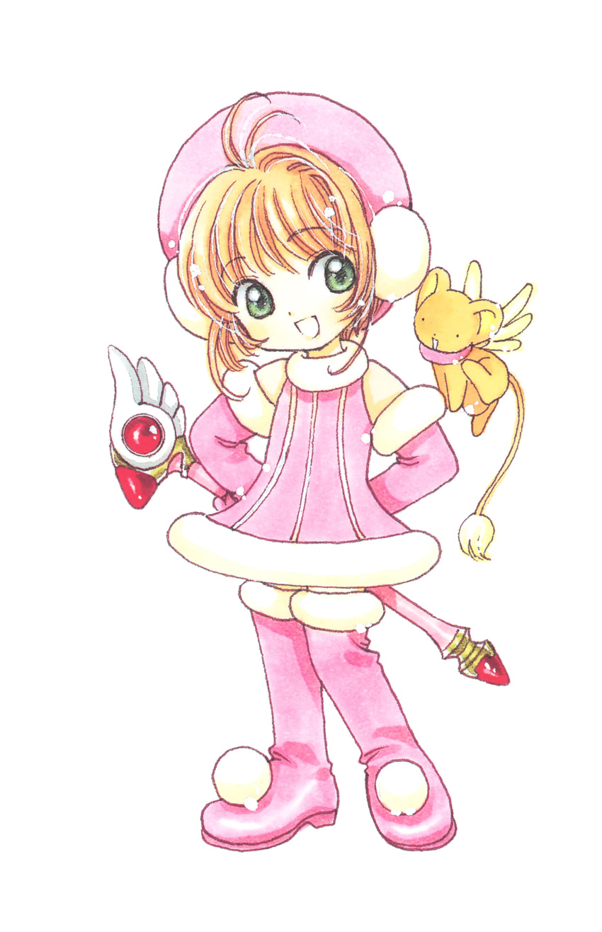 card_captor_sakura cardcaptor_sakura_illustrations_collection_3 clamp kerberos kinomoto_sakura