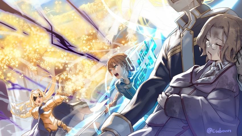 alice_schuberg cardinal cuboon eugeo kirigaya_kazuto sword_art_online