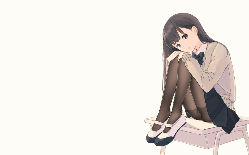 black_hair lolita long_hair pantyhose tagme