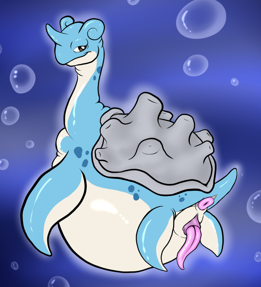 anus belly hi_res inflation lapras looking_at_viewer male nintendo obese overweight penis pok&eacute;mon pok&eacute;mon_(species) presenting puffy_anus solo tapering_penis video_games ヤギ