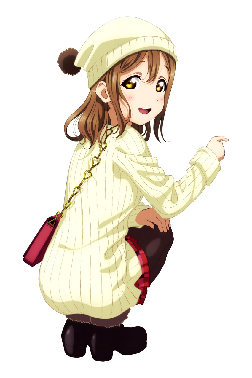 heels kunikida_hanamaru love_live!_sunshine!! murota_yuuhei pantyhose sweater transparent_png