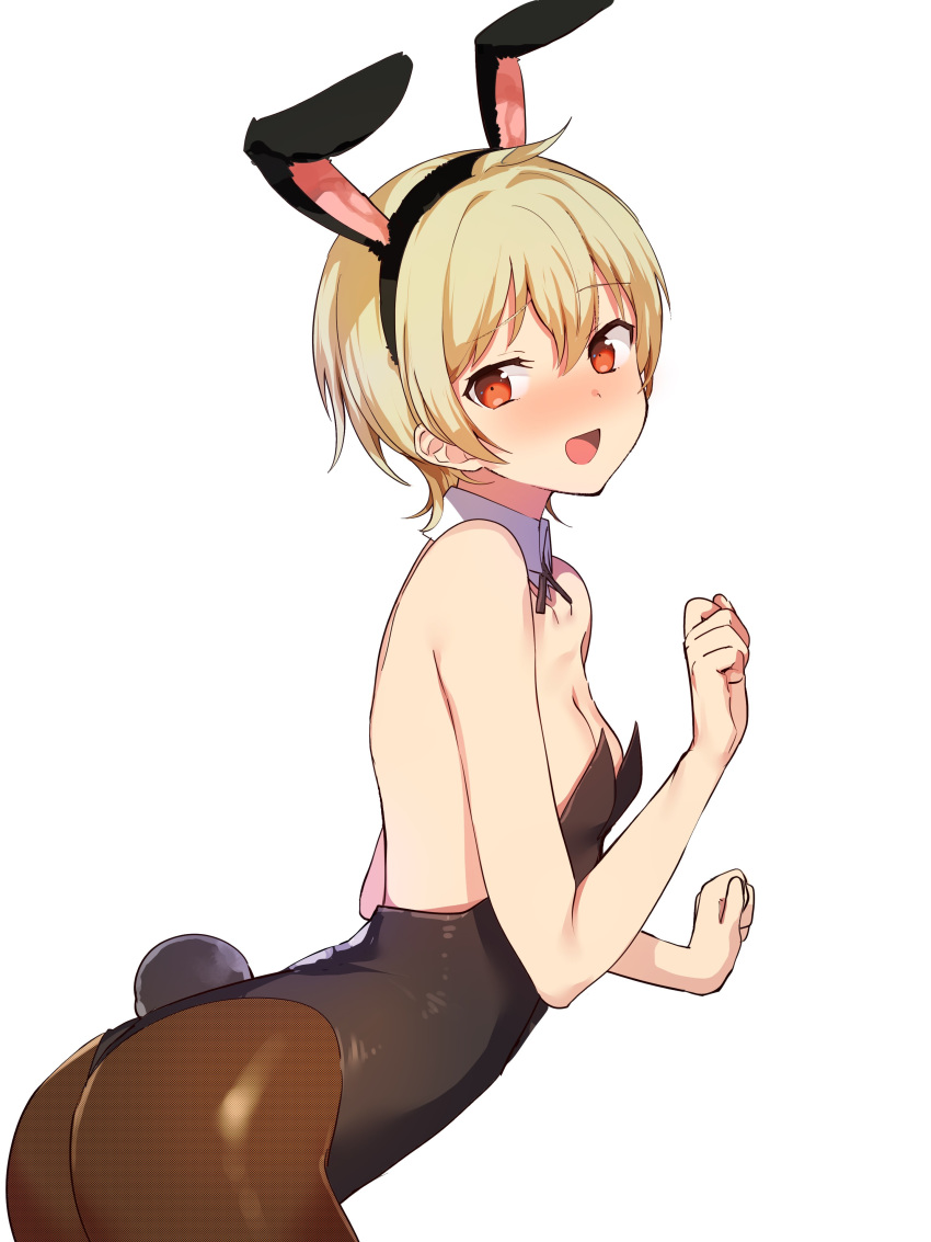 animal_ears bunny_ears bunny_girl cleavage ichihara_chiaki konbu_wakame sekai_de_ichiban_oppai_ga_suki! tail