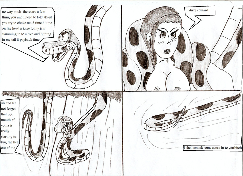 comic disney jungle_book kaa shanti