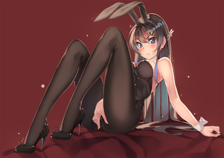 animal_ears bunny_ears bunny_girl pantyhose yumemi_(kiowa)