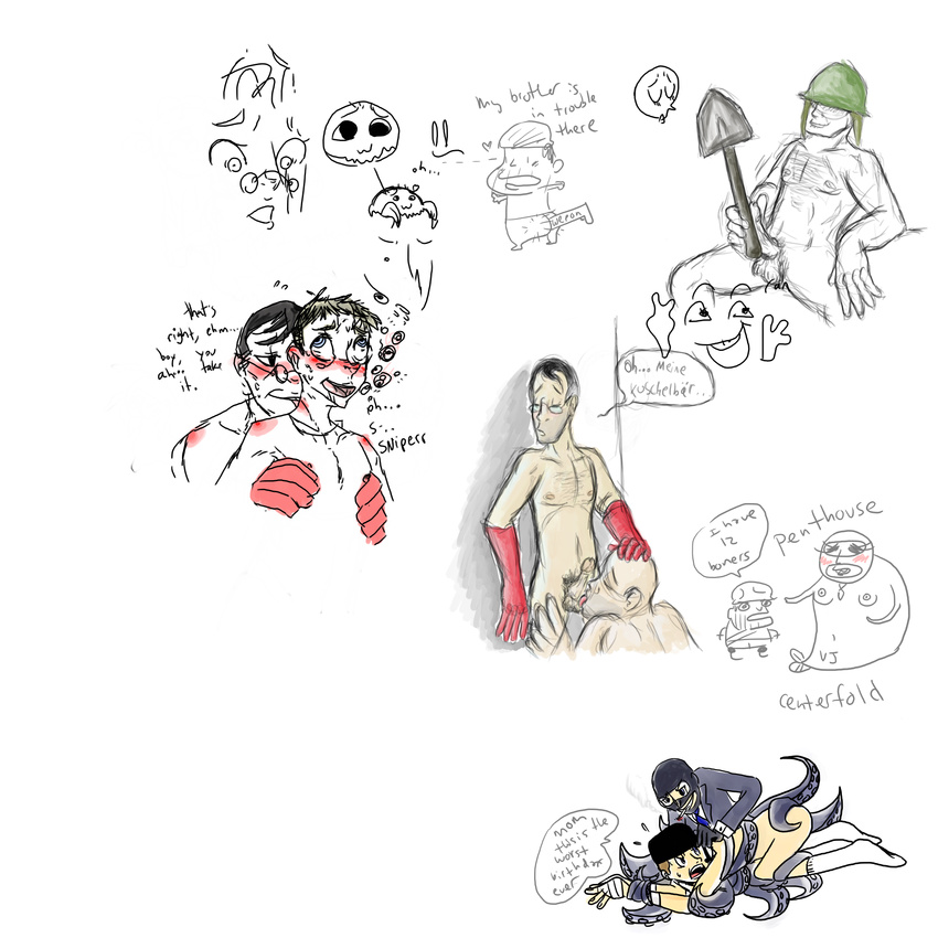 catsketch half-life headcrab heavy_weapons_guy inanimate john_freeman medic scout soldier spy team_fortress_2