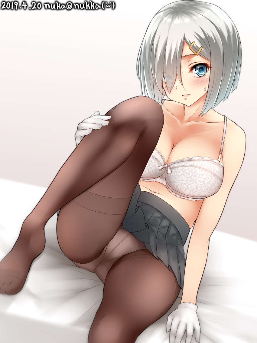 hamakaze_(kancolle) kantai_collection nuka_(nvkka) pantsu pantyhose