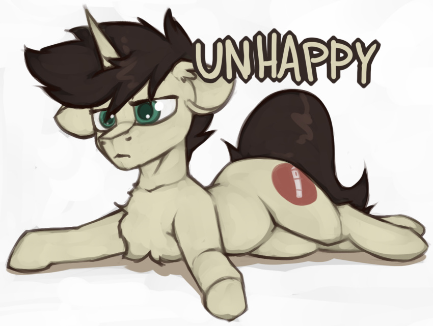 angry equid fan_character horn male mammal marsminer my_little_pony pone_keith solo unicorn