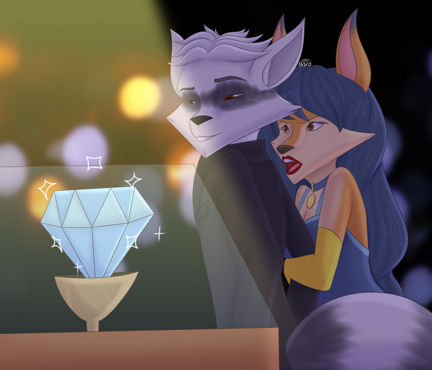 absurd_res carmelita_fox damian5320 diamond_(disambiguation) distracted_boyfriend female gem hi_res male meme sly_cooper sly_cooper_(series) sony_corporation sony_interactive_entertainment sucker_punch_productions video_games