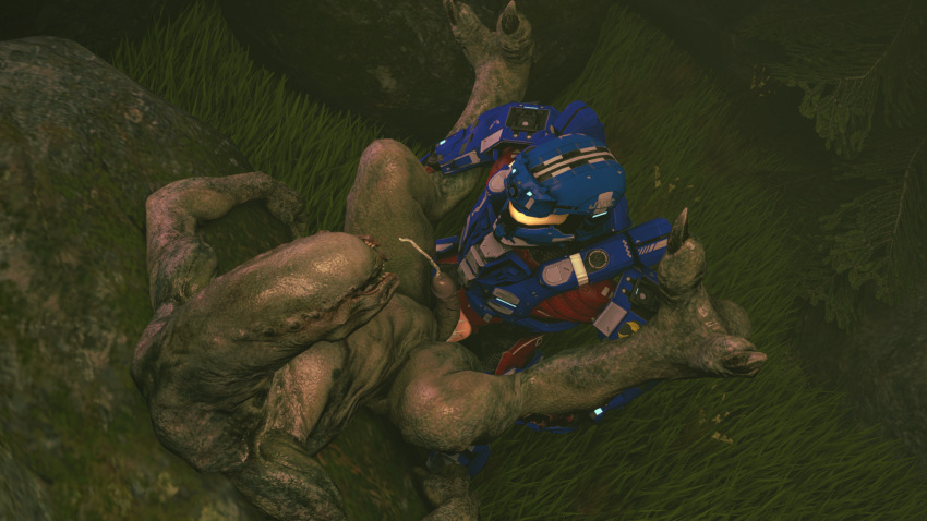 16:9 4k absurd_res alien cum cum_in_ass cum_inside halo halo_(series) hi_res male male/male microsoft sangheili spartan video_games xbox_game_studios