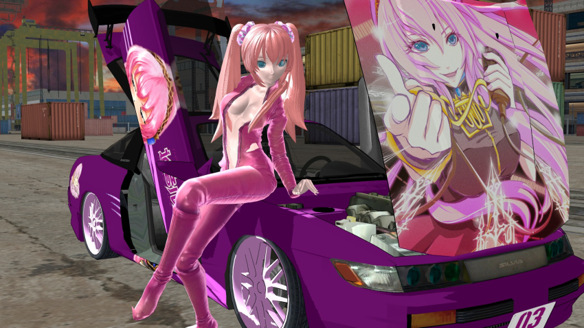 car dondeloro luka_ride mmd non_nude pinkalicesworld posing sologirl vokaloid