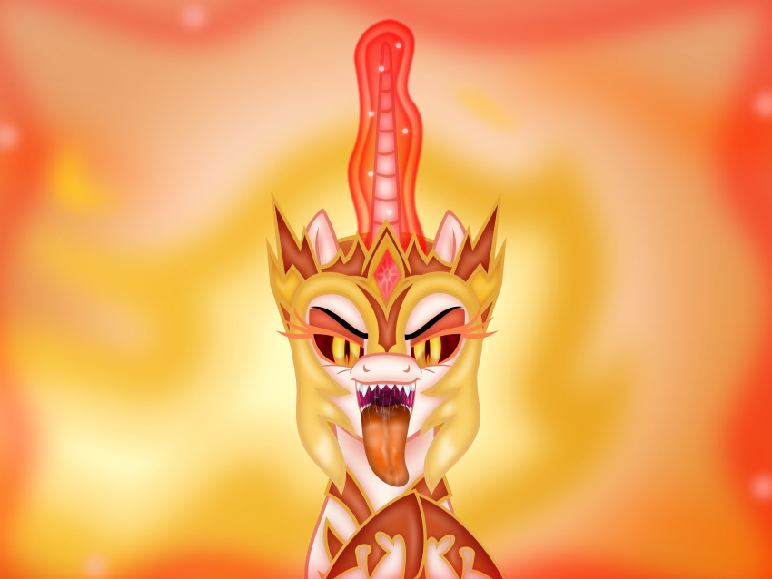 4:3 absurd_res daybreaker_(mlp) drooling emu34b equid female feral friendship_is_magic hi_res hooves horn invalid_color invalid_tag magic mammal mouth_shot my_little_pony purple_eyes saliva sharp_teeth slit_pupils teeth tongue tongue_out vector winged_unicorn wings