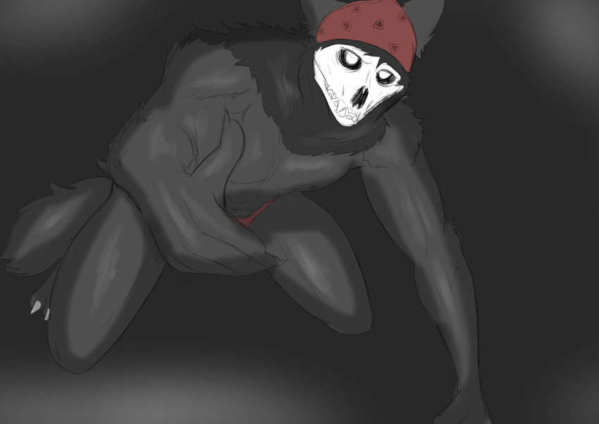 2019 5_fingers anthro digital_media_(artwork) headband hi_res male muscular ricardo_milos scp-1471 scp_foundation solo unusualmatias