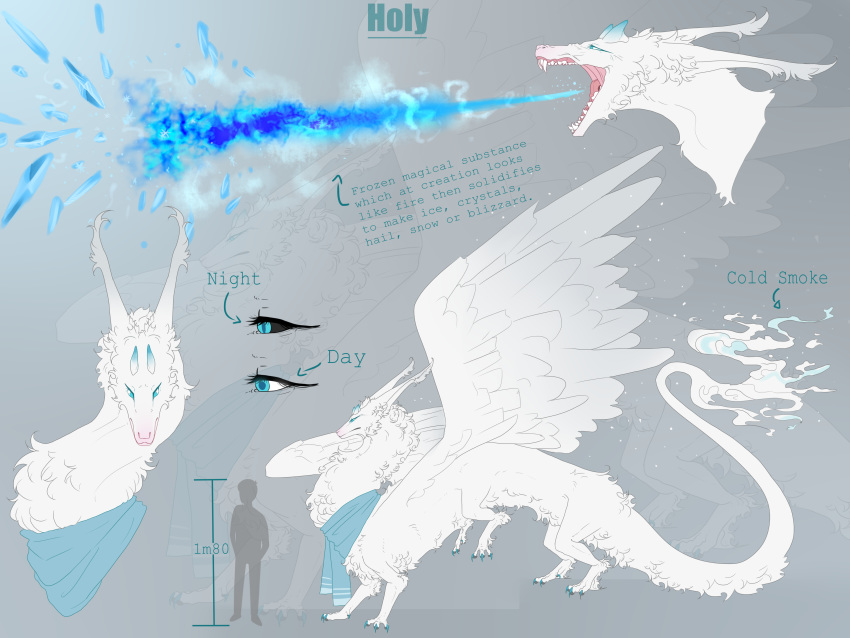 2019 4:3 absurd_res dragon feathered_dragon feathers fur furred_dragon hi_res model_sheet nashiholy open_mouth teeth tongue