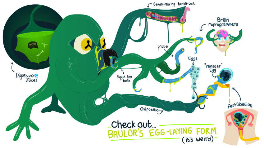 16:9 baulor beak egg hi_res impregnation liquorice_black_(artist) messy ovipositor tentacles