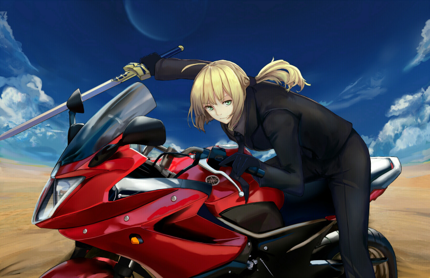 fate/stay_night juu_roku_gen saber saber_alter sword