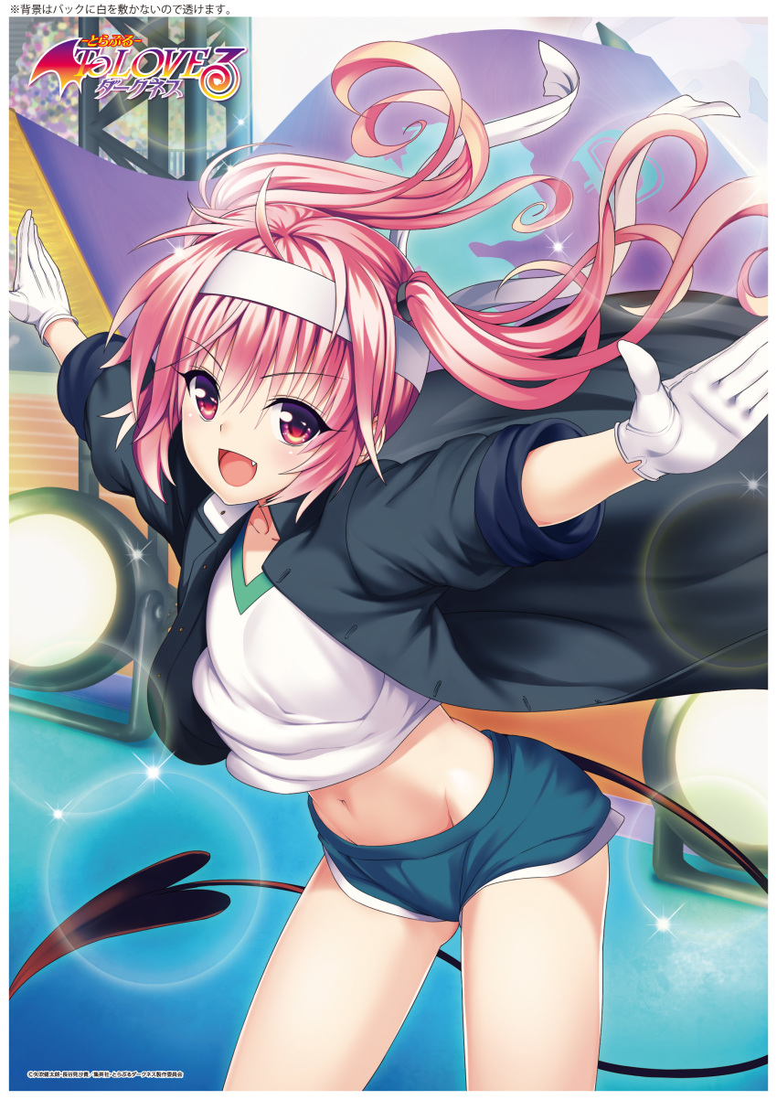 gym_uniform nana_asta_deviluke shirt_lift to_love_ru to_love_ru_darkness yabuki_kentarou