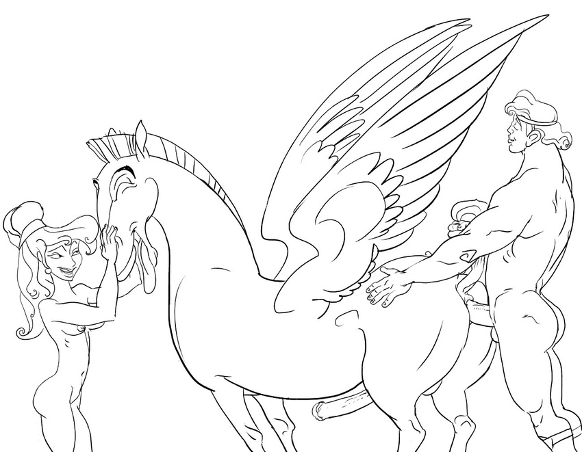 disney furronika hercules megara pegasus