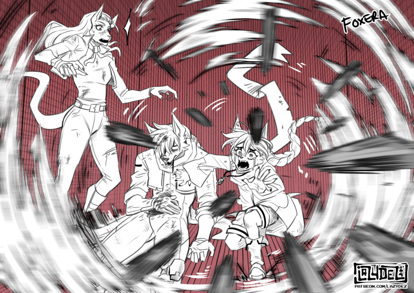 action foxera lazydez magic outburst power sketch