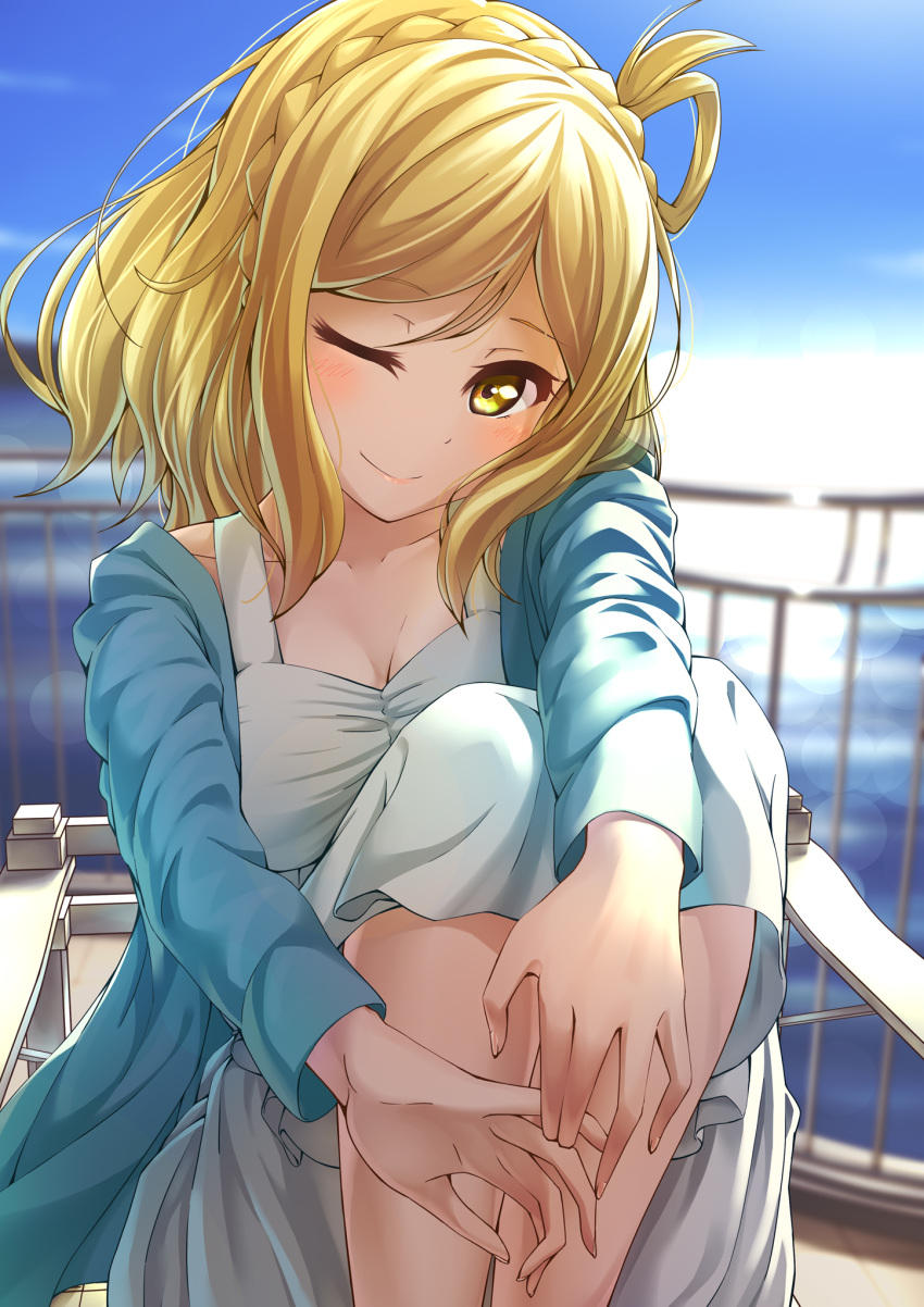 cleavage love_live!_sunshine!! ohara_mari prbili tagme