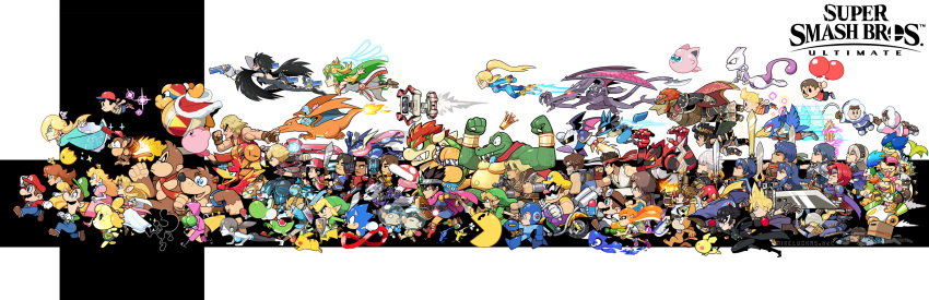 6+boys 6+girls alph_(pikmin) amamiya_ren ass balloon banjo-kazooie banjo_(banjo-kazooie) bayonetta bayonetta_(character) bayonetta_2 bodysuit bowser bowser_jr. box captain_falcon castlevania castlevania:_rondo_of_blood charizard chiko_(mario) cloud_strife commentary copyright_name crown dark_pit dark_samus diddy_kong domino_mask donkey_kong donkey_kong_(series) donkey_kong_country doubutsu_no_mori dragon_quest dragon_quest_iii dragon_quest_xi dress english_commentary everyone f-zero falco_lombardi family_computer_robot female_my_unit_(fire_emblem_if) final_fantasy final_fantasy_vii fire_emblem fire_emblem:_kakusei fire_emblem:_monshou_no_nazo fire_emblem:_souen_no_kiseki fire_emblem_if flying_sweatdrops fox_mccloud ganondorf gen_1_pokemon gen_2_pokemon gen_4_pokemon gen_6_pokemon gen_7_pokemon greninja ground_vehicle hat hero_(dq11) highres ice_climber iggy_koopa ike incineroar ivysaur jacket jetpack jigglypuff kazooie_(banjo-kazooie) ken_masters kid_icarus kid_icarus_uprising king_dedede king_k._rool kirby kirby_(series) krom larry_koopa lemmy_koopa link little_mac lucario lucas lucina ludwig_von_koopa luigi male_my_unit_(fire_emblem:_kakusei) mamkute mario mario_(series) marth mask meta_knight metal_gear_(series) metal_gear_solid metal_gear_solid_2 metroid metroid_prime mewtwo mike_luckas monster morton_koopa_jr. mother_(game) mother_2 mother_3 motor_vehicle motorcycle mr._game_&amp;_watch multiple_boys multiple_girls my_unit_(fire_emblem:_kakusei) my_unit_(fire_emblem_if) ness olimar overalls palutena persona persona_5 pichu pikachu pikmin_(creature) pikmin_(series) piranha_plant pit_(kid_icarus) pokemon pokemon_(creature) pokemon_(game) pokemon_bw pokemon_sm ponytail princess_daisy princess_peach princess_zelda punch-out!! red_(pokemon) richter_belmondo ridley rocket_boots rockman rockman_(character) rockman_(classic) rosalina roto roy_(fire_emblem) roy_koopa running ryuu_(street_fighter) samus_aran serious sheik shizue_(doubutsu_no_mori) shulk simon_belmondo smile solid_snake sonic sonic_the_hedgehog star_fox street_fighter street_fighter_ii_(series) super_mario_bros. super_mario_galaxy super_smash_bros. sword the_legend_of_zelda the_legend_of_zelda:_a_link_between_worlds the_legend_of_zelda:_breath_of_the_wild the_legend_of_zelda:_ocarina_of_time the_legend_of_zelda:_the_wind_waker the_legend_of_zelda:_twilight_princess toon_link two-tone_background villager_(doubutsu_no_mori) wario weapon wendy_o._koopa wii_fit wii_fit_trainer wings wolf_o'donnell xenoblade_(series) xenoblade_1 yoshi young_link zero_suit