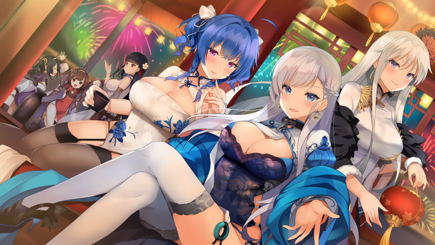 azur_lane belfast_(azur_lane) enterprise_(azur_lane) kurot ning_hai_(azur_lane) ping_hai_(azur_lane) st._louis_(azur_lane) waifu2x yat_sen_(azur_lane)