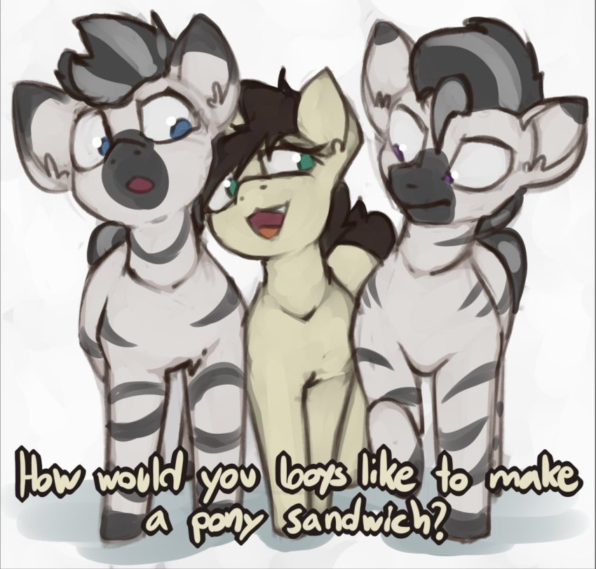 dialogue equid equine fan_character horn male mammal marsminer my_little_pony pone_keith unicorn zebra