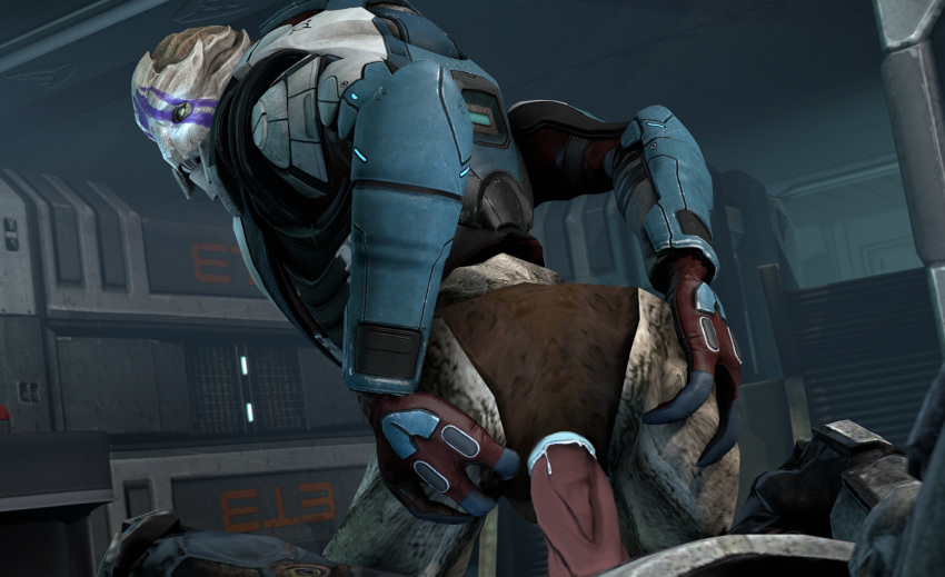 alien anal anal_penetration anus butt dank_wankem female hand_on_butt hi_res humanoid krogan male male/female mass_effect mass_effect_andromeda not_furry penetration penis sex spread_butt spreading turian vetra_nyx video_games