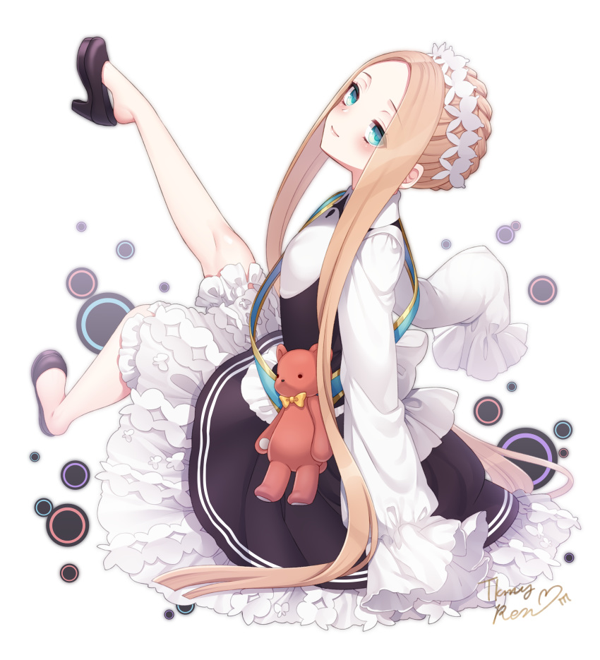 abigail_williams_(fate/grand_order) fate/grand_order heels maid takamiya_ren