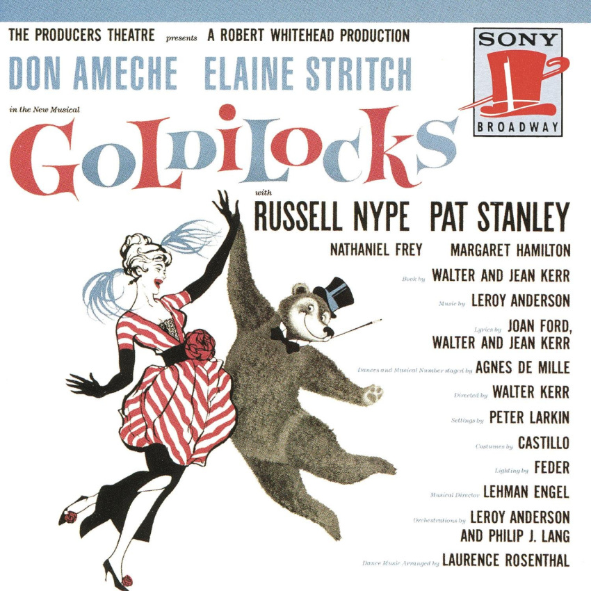 1958 1:1 album_art album_cover anthro cigarette clothed clothing cover duo english_text female goldilocks_(musical) hat headgear headwear hi_res human male mammal sony_corporation text top_hat unknown_artist ursid