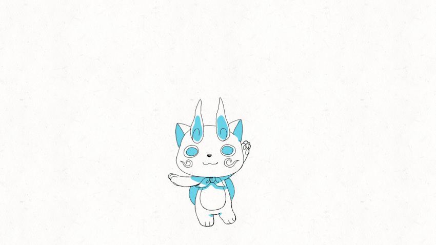 16:9 3_fingers 3_toes animated anthro asian_mythology bag cheek_tuft east_asian_mythology eyebrows eyelashes fangs female fingers foo_dog fur japanese_mythology jumping komane komasan leg_tuft looking_at_viewer mammal markings mythology open_mouth pawpads smile solo standing thick_eyebrows toes tory_(artist) tuft video_games wrist_tuft yo-kai_watch yōkai