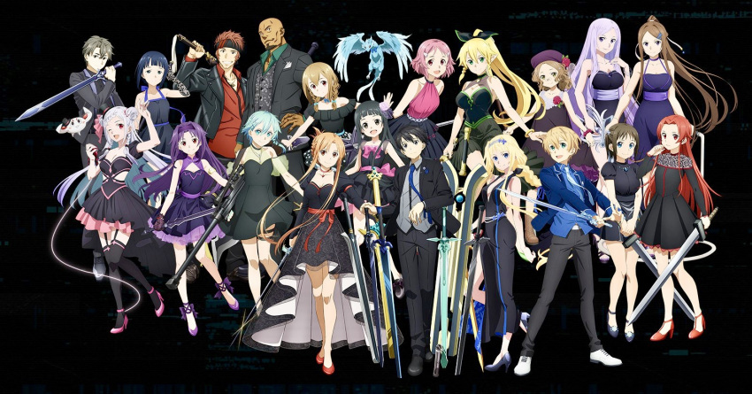 alice_schuberg asada_shino asuna_(sao) eugeo kirigaya_suguha kirito konno_yuuki_(sao) leafa lisbeth silica sinon sword_art_online sword_art_online_alicization sword_art_online_the_movie:_ordinal_scale yui_(sao) yuuki_(sao)