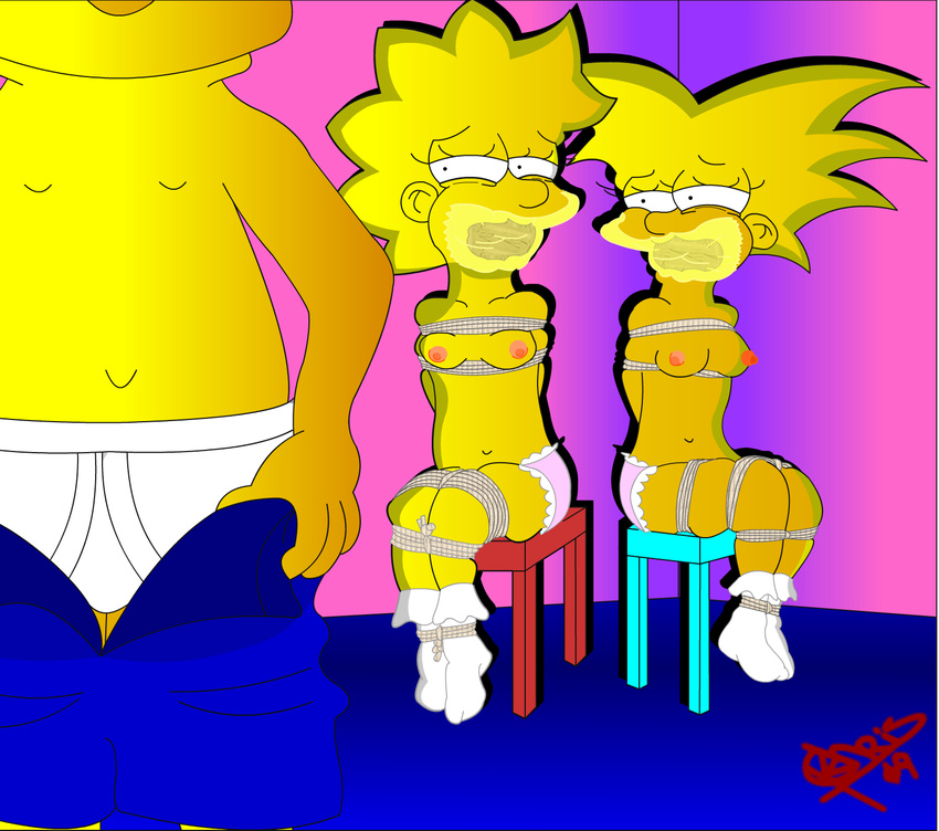 bart_simpson lisa_simpson maggie_simpson the_kofchrisguy the_simpsons