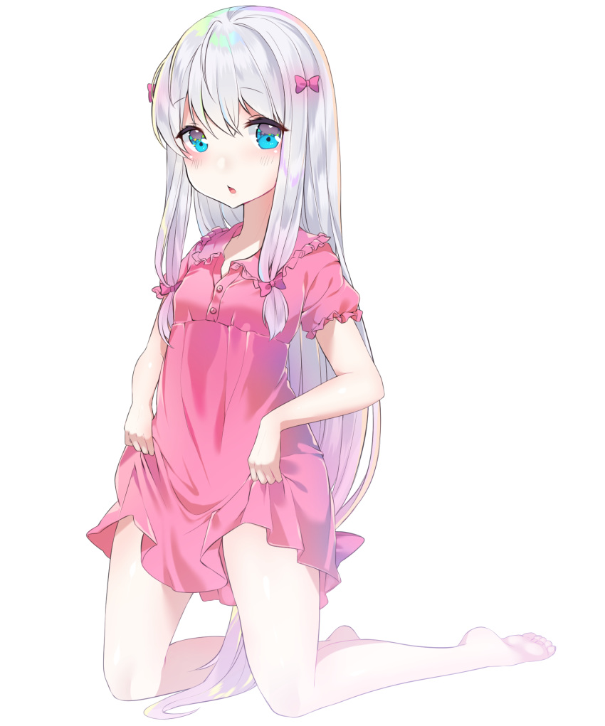 dress eromanga-sensei izumi_sagiri skirt_lift urim