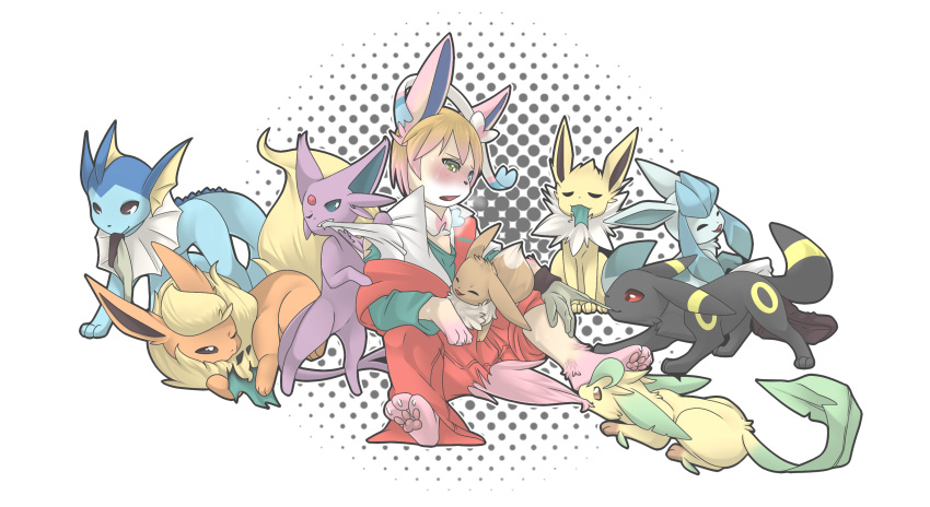 2018 alpha_channel ambiguous_gender clothed clothing clothing_grab eevee eeveelution espeon eyes_closed feral fezmangaka flareon glaceon hi_res human human_to_feral jolteon leafeon male mammal nintendo one_eye_closed pok&eacute;mon pok&eacute;mon_(species) ribbons shrinking simple_background species_transformation sylveon tail_growth torn_clothing transformation umbreon vaporeon video_games