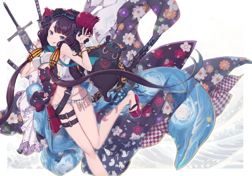 bikini fate/grand_order katsushika_hokusai_(fate/grand_order) swimsuits tota