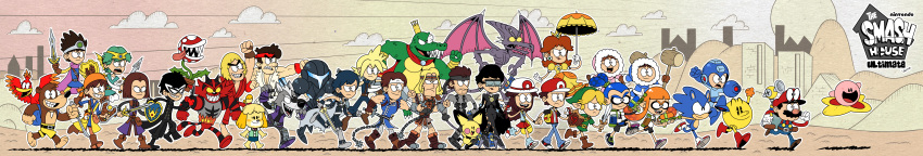 absurdres alien amamiya_ren angry animal_crossing anthro arm_cannon atlus avian backpack bandana banjo-kazooie banjo_(banjo-kazooie) bayonetta bayonetta_(character) blue_(pokemon) boots buster_sword capcom cape castlevania castlevania:_rondo_of_blood clothed clothing cloud_strife crossover crown dark_samus digital_drawing_(artwork) donkey_kong_(series) dragon_quest dragon_quest_iii dragon_quest_iv dragon_quest_viii dragon_quest_xi f.l.u.d.d. feathered_wings feathers female final_fantasy final_fantasy_vii fire_emblem fire_emblem:_kakusei glasses group hair_ornament hammer happy hat helmet hero_(dq11) hero_(dq3) hero_(dq4) hero_(dq8) highres holding holding_object holding_sword holding_weapon hood ice_climber incineroar inkling inkling_boy inkling_girl isabelle_(animal_crossing) kazooie ken_masters king_k_rool kirby kirby_(series) knife konami krom link male mario mario_(series) mask mega_man mega_man_(character) metal_gear_(series) metal_gear_solid metroid namco nana_(ice_climber) nickelodeon nintendo outdoors parasol persona persona_5 pichu piranha_plant pok&amp;eacute;mon_(species) pokeball pokemon pokemon_(creature) pokemon_(game) pokemon_gsc pokemon_rgby pokemon_sm popo_(ice_climber) princess_daisy rareware red_(pokemon) richter_belmondo ridley robot rockman rockman_(character) rockman_(classic) roto royalty running ryuu_(street_fighter) sega shield shoes simon_belmondo smile solid_snake sonic_(series) sonic_the_hedgehog splatoon splatoon_(series) splattershot_(splatoon) square_enix star_fox street_fighter super_mario_bros. super_mario_sunshine super_smash_bros. super_smash_bros._ultimate sword the_legend_of_zelda the_legend_of_zelda:_majora's_mask the_loud_house video_games vinzound warp_star whip wings wolf_o&amp;#039;donnell young_link