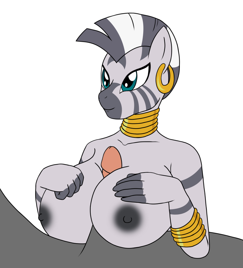 absurd_res anthro big_breasts breasts equid equine female friendship_is_magic hi_res male male/female mammal my_little_pony penis sex steelph titfuck zebra zecora_(mlp)