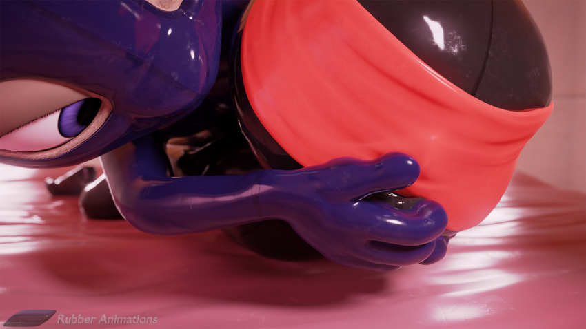 16:9 3d_(artwork) asphyxiation breath_play digital_media_(artwork) disney female hi_res hunter judy_hopps lagomorph leporid male mammal rabbit rubber rubber_(artist) sex zootopia