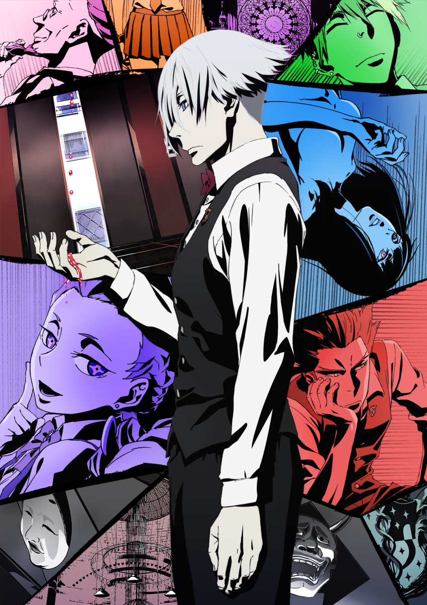 death_parade dequim ginti kurokami_no_onna nona_(death_parade)