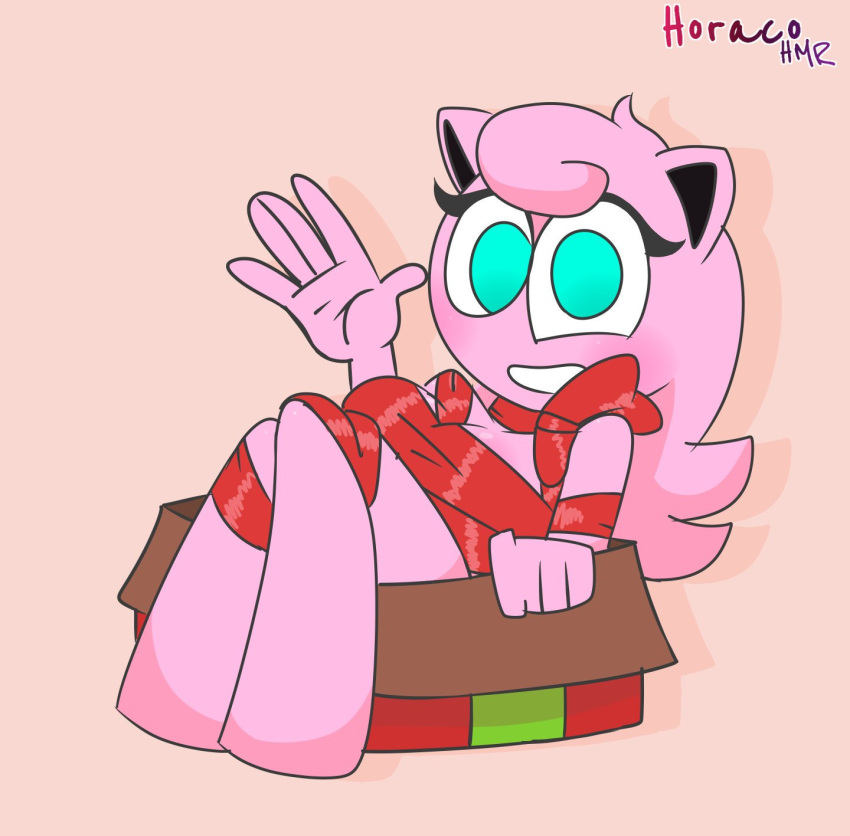 2019 anthro big_breasts blue_eyes box breasts female hair hi_res horaco jigglypuff jillgglypuff mammal nintendo open_mouth pink_hair pok&eacute;mon pok&eacute;mon_(species) ribbons simple_background solo video_games