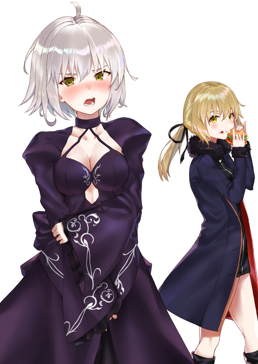 cleavage cosplay dress fate/grand_order jeanne_d'arc jeanne_d'arc_(alter)_(fate) saber saber_alter takubon_(xewh4773)