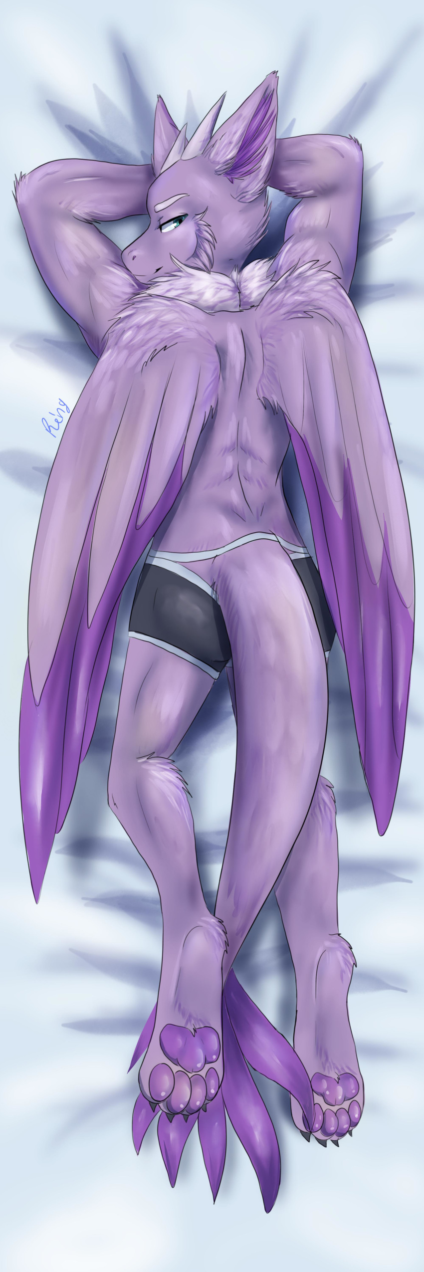 abs absurd_res anthro athletic blep built bulge charming chazore clothed clothing dragon dutchie fur furred_dragon hi_res male manly muscular robust sturdy suggestive tall tongue tongue_out topless underwear wings