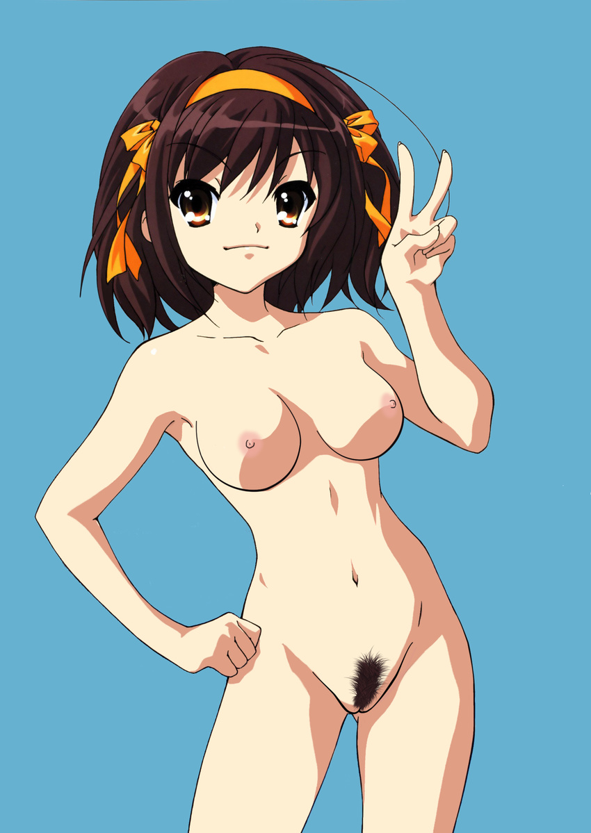 highres nude nude_filter photoshop pubic_hair suzumiya_haruhi suzumiya_haruhi_no_yuuutsu uncensored