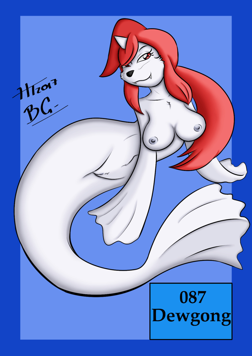 anthro anthrofied bernardol22 breasts dewgong female game_(disambiguation) hi_res hitori09 humanoid ice invalid_tag lorelei_(pok&eacute;mon) nintendo nipples nude only pinup pok&eacute;dex pok&eacute;mon pok&eacute;mon_(species) pok&eacute;morph pose pussy transformation video_games water