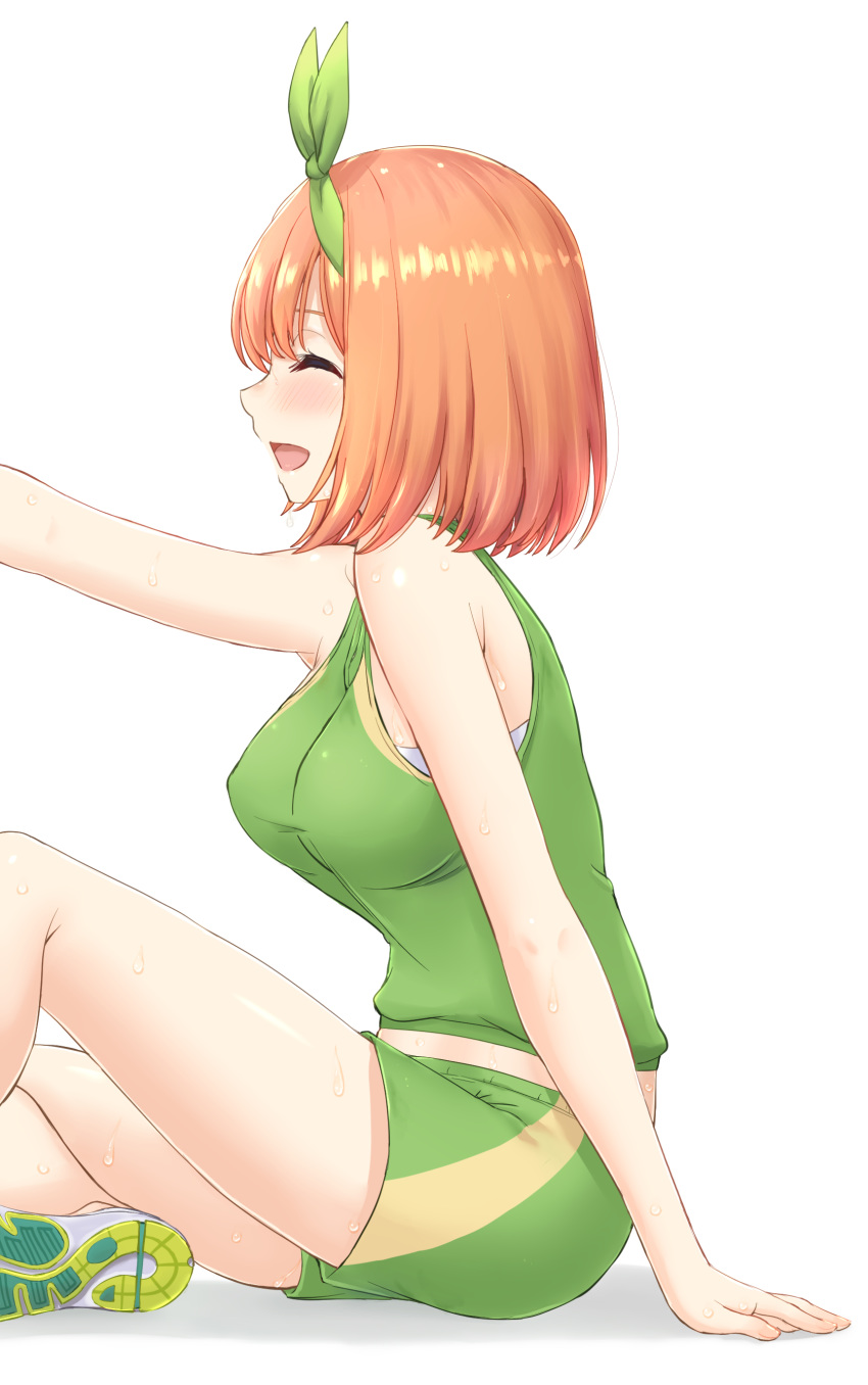 5-toubun_no_hanayome gym_uniform inanaki_shiki nakano_yotsuba tagme