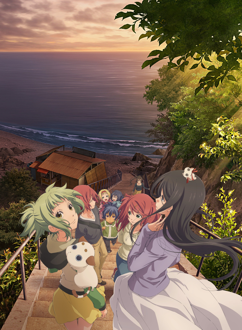 amanchu! amanchu!_~advance~ katori_mato kohinata_hikari landscape ninomiya_ai ninomiya_makoto ooki_futaba tagme