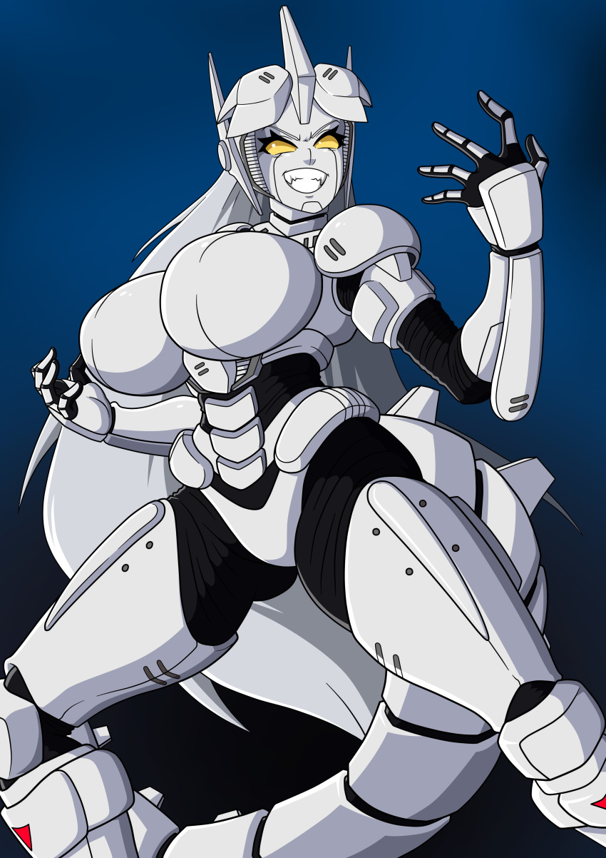 absurd_res big_breasts breasts female godzilla_(series) hi_res humanoid kaiju_girls_(webcomic) kiryu_(godzilla) machine mechagodzilla robot solo toho witchking00