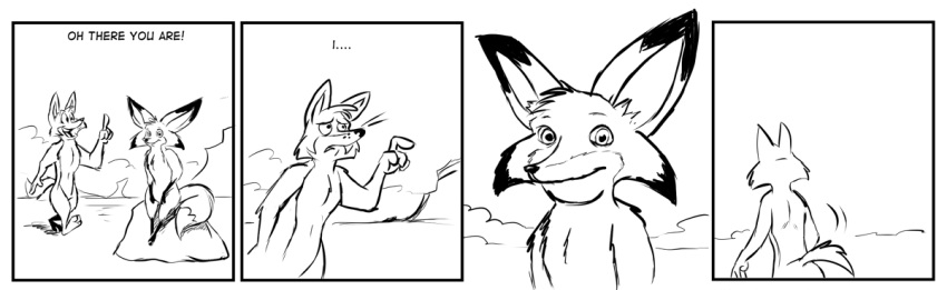 3_toes 4_fingers anthro back_muscles barefoot biped black_and_white black_body black_fur black_nose boulder butt canid canine canis cheek_tuft close-up close_up_panel comic confusion coyote coyoteville creepy creepy_face cross-eyed curled_tail desert digital_media_(artwork) dipstick_ears dipstick_tail duo ear_markings ears_outwards english_text facial_tuft feet fennec_fox fingers fox fur gloves_(marking) humor leg_markings lines_drawn male mammal markings meme meme_face meme_pose monochrome mouth_closed mulder_the_fox multicolored_ears narrowed_eyes navel nude on_rock open_mouth paws pecs pivoted_ears plantigrade raised_tail rear_view red_fox rock sean_o'desse sitting sitting_on_rock socks_(marking) solo stevethedragon tail tail_markings teeth_showing text toes true_fox tuft walking walking_away whiskers