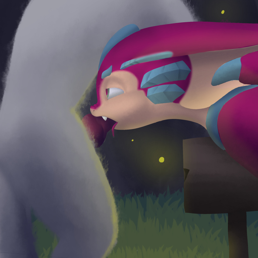 animal_genitalia animal_penis anthro bodily_fluids canid canine canine_genitalia canine_penis canis close-up domestic_dog dragon drooling drooling_tongue duo fellatio feral forced forced_oral genitals hi_res juliofoolio1 knot knotted_penis league_of_legends male male/male mammal mythological_creature mythological_scalie mythology open_mouth oral penile penis rape riot_games saliva scalie sex smolder_(lol) strapped_down tencent tongue tongue_out wolf