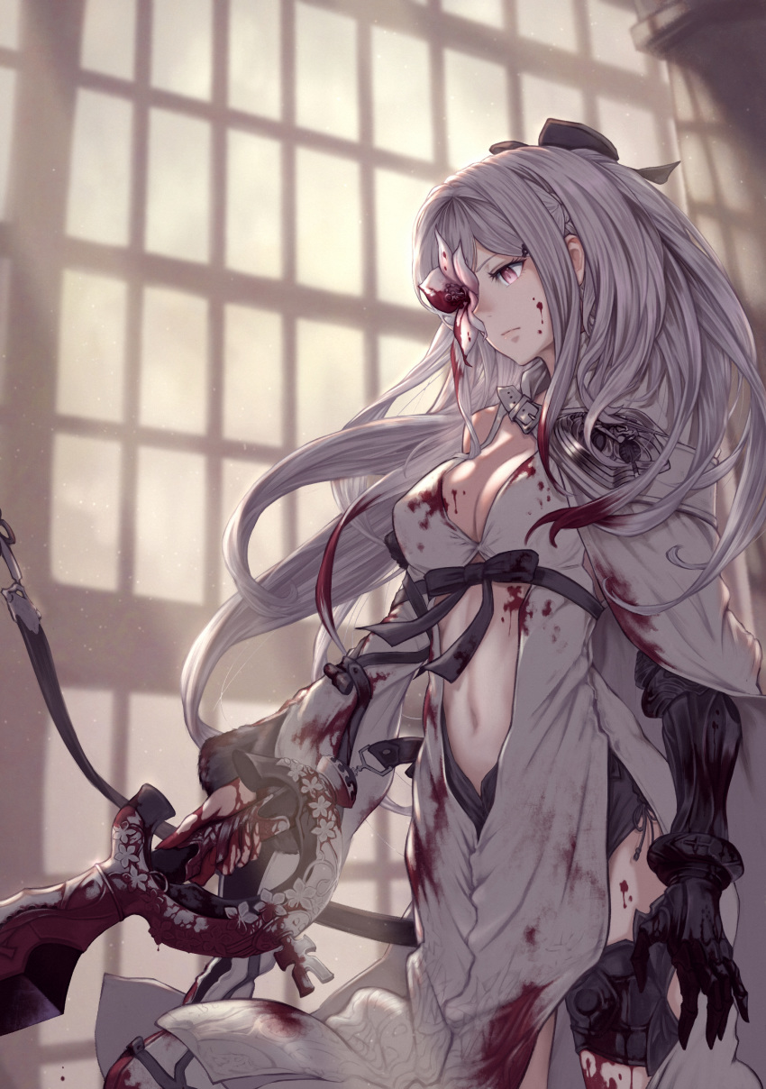 blood cleavage drag-on_dragoon sword yasu_(segawahiroyasu) zero_(drag-on_dragoon)